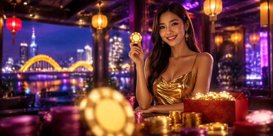 Bao lì xì đỏ và đèn lồng trang trí dịp lễ tại Đà Nẵng